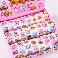 1 rollo de pegatinas de Capybara para niños, pegatina de recompensa, etiquetas de dibujos animados, Día de San Valentín, etiqueta de cara feliz sonrisa, regalo de cumpleaños - details 1