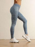 Malla deportiva con espalda en V, pantalones de yoga de cintura alta, ropa de entrenamiento para mujer, calcetines Fiess - details 8
