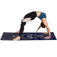 Training Mat Yoga Towel with Printed Absorbent Microfiber Long Yoga Mat Towel for Hot Yoga Pilates & Fitness - details 0