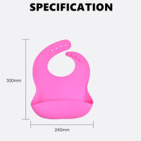 Baberos de silicona con cualquier nombre personalizados para bebé, babero de silicona suave con receptor de alimentos y Material impermeable, ajuste ajustable - details 0