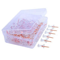 Tacones Prensadores Coloridos 50pcs Ligeros para Oficina Escuela Ideal para Colgantes de Tapiz DIY Enthusiast - details 3