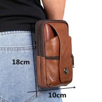 Bolso cruzado de gran capacidad Ricinera multifuncional para móvil Hebilla marrón - details 5