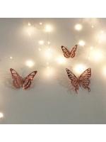 Pegatinas decorativas de mariposas en 3D, accesorios para el hogar, decoración de ramos de globos de boda, 12 piezas - details 29