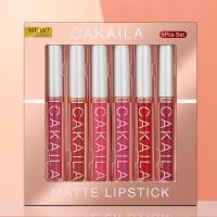 Juego de brillo de Labios mate de 6 piezas, Barras de Labios Antiadherentes, Resistentes al Agua y de Larga Duración - details 14