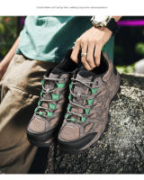 Zapatos de senderismo de marca para hombre, zapatillas deportivas transpirables, zapatillas de Turismo de escalada, zapatos de montaña al aire libre, zapatos de Trekking antideslizantes - details 19