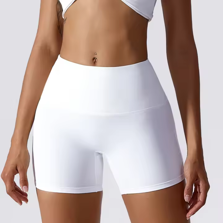 Pantalones Cortos Deportivos para Mujeres Leggings de Yoga de Cintura Alta Aprones de Entrenamiento de Gimnasio con Secado Rápido Material de Nylon Adecuados para Yoga y Elasticidad - 1