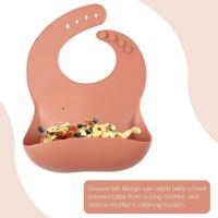 Baberos de silicona fáciles de limpiar, productos para bebés impermeables - details 4