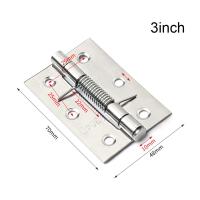 Bisagras de puerta de rebote automático plegable de acero inoxidable 304, accesorios de ventana con resorte, suministros para muebles - details 2
