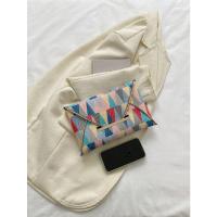 Glovento - Bolsos para Mujer Cuadrados, Estampado Geométrico, Decoración Metálica, Moderno y Elegante - details 10