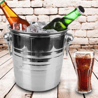 Cubo enfriador de vino y cerveza de acero inoxidable, fabricante de cubitos de hielo para KTV Bar, cocina, fiesta, Bar, champán, vino, cerveza, 5l - details 5
