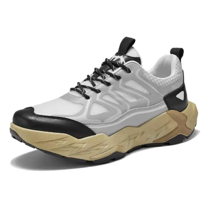 Zapatos deportivos de suela gruesa informales de diseñador de moda para hombre con logo Dropshipping - 1