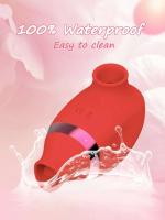 Consolador de pene potente vibrador de clítoris vaginal chupando y lamiendo estimulación dual masajeador femenino juguete sexual para adultos - details 11