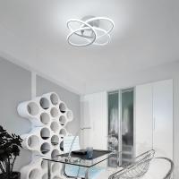 Lámpara de Techo LED para Sala de Estar, Luz creativa de Flores acrílicas, 38W, 4500LM, 6500K - details 5