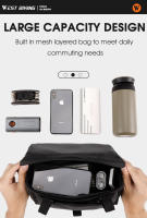WEST BIKING-bolsa multifuncional para manillar de bicicleta, bolso de hombro y pecho con bolsillo frontal para patinete eléctrico, accesorios para ciclismo de carretera y montaña - details 9
