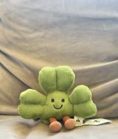 Muñeco De Peluche Original Jelly Cat 11cm De Four Leaf Clover Juguete Interactivo Para Perros Y Gatos Decoración De Hogar Regalo De Vacaciones Edición Limitada Para Irlanda - details 3