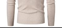 Nuevo suéter de cuello alto de invierno para hombre, suéter tejido informal para hombre, jerséis de Fitness para mantener el calor, Tops - details 21