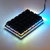 Keypad 24 Keys Black USB DIY Shortcut Function Custom Programmable nical For Gaming Keyboard - details 5