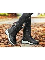 Botas de Nieve cálidas para mujer, zapatos deportivos de fondo grueso, de terciopelo, resistentes al desgaste, Invierno - details 8