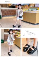 Zapatos de cuero para niña, calzado de princesa de encaje con suela suave, moda Lolita para fiesta, temperamento elegante, primavera y otoño, 2024 - details 12