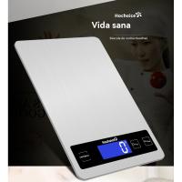 Báscula de Cocina Eléctrica Precisa Recargable por USB Acero Inoxidable Resistente al Agua con Pantalla LCD Ideal para Hacer Dieta, Cocinar, Hornear - details 1