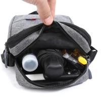 Bolso de hombro para hombre de poliéster DL-30 |   Ligero, blanqueado, impermeable |   Diseño compacto con compartimentos Conector para auriculares | - details 11