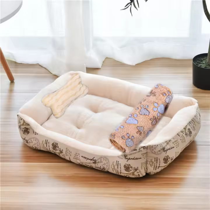 Cama gruesa lavable para perros pequeños, medianos y grandes, cesta grande, sofá, suministros para mascotas - 1