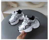 Nuevas zapatillas de cuero para niños y niñas, zapatos medianos antideslizantes, informales de suela suave - details 12
