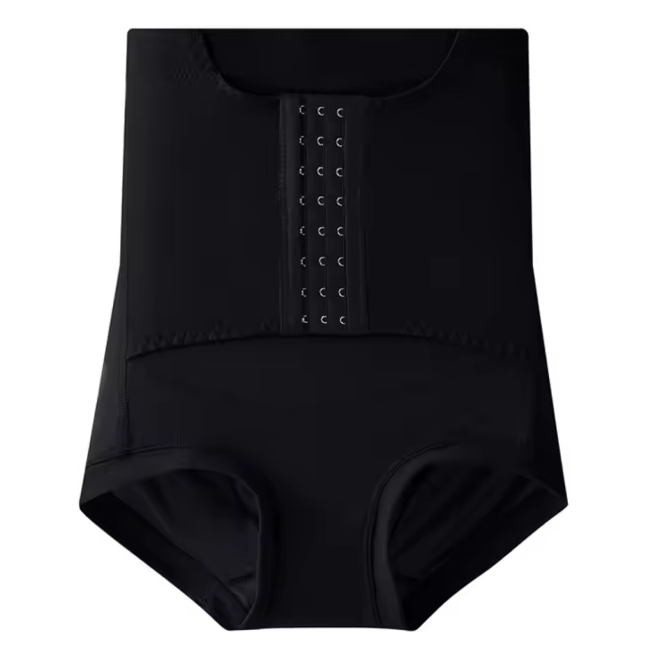 Bragas moldeadoras adelgazantes con hebilla, ropa interior de talla grande de cintura alta con Control de barriga, entrenador de cintura, lencería posparto, moldeador de cuerpo para Yoga - 1