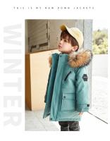 Chaqueta de Plumífero de Pato Blanco para Invierno 2025 Abrigo Exterior Cálido para Niños y Niñas - details 18