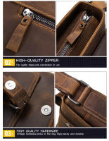 CONTACT'S crazy horse-Bolso de piel auténtica para hombre, bandolera vintage para ordenador portátil, bolso cruzado - details 15