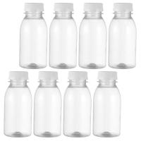 Botellas de Plástico Vacías Contenedores de Bebidas con Tapas Evidentes para Smoothies Leche Jugo Agua - details 0