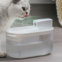Fuente de agua automática con luz LED para gatos, alimentador silencioso eléctrico, USB, Ultra silencioso, 3L - details 10