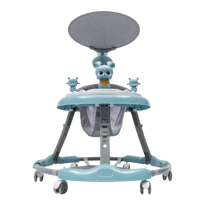 Caminador de Bebé Plegable y Ajustable de Altura Placa de Juguete Desmontable Music y Luz - 1