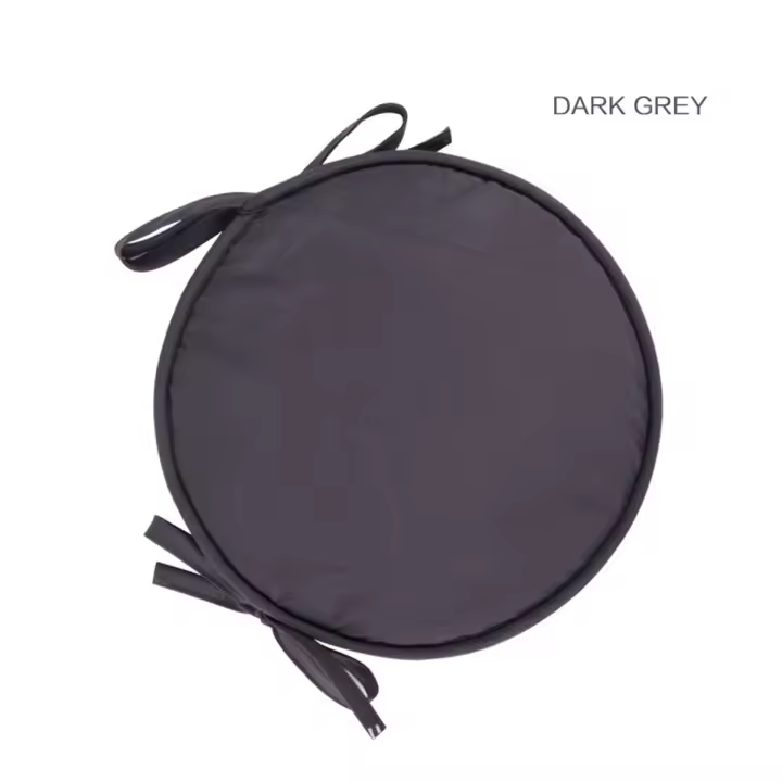 Antideslizante para interiores y exteriores, para jardín, Patio, cocina, oficina, lavable, extraíble, decoración del hogar, funda para silla, cojín redondo - 1