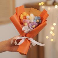 Regalos Día de la Madre, flores de choux sintéticas, pequeños ramos de flores tejidas, decoraciones para la temporada de graduación - details 4