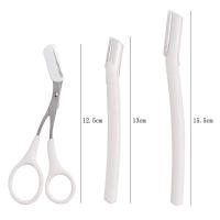 Karsyngirl-recortador de cejas para mujer, depiladora Facial, removedor de vello de cejas, afeitadora de acero inoxidable - details 0