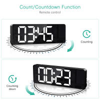 ORIA-reloj Digital de pared para decoración de sala de estar, pantalla grande de 16 pulgadas, electrónico, LED - details 4