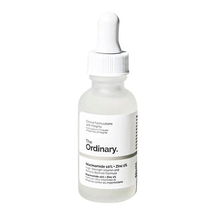 The Ordinary 10% Niacinamide + 1% Brightening Oil Pore Minimizing Acne Scar Fading Zinc Three Control Serum