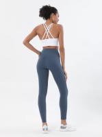 Sujetador deportivo con espalda cruzada para mujer, Bralette recortado para gimnasio, Yoga, Sexy, transpirable, ropa interior, 25 colores - details 8