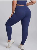 Sujetador deportivo curvo de yoga grande para mujer, body de gimnasio, trío súper elástico, conjunto de ropa deportiva, Oufit, 3XL - details 20