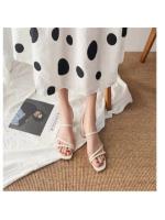 Elegantes Sandalias de Mujer con Tacones Cuadrados Zapatillas de Verano Moda 2025 - details 1