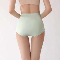 3 UDS Ropa interior menstrual a prueba de fugas de cintura alta sin costuras para mujer - details 6