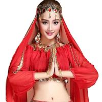 Tops brillantes con cuentas de lentejuelas en el vientre, disfraces de baile sexys, disfraces con flecos para festivales, discotecas, fiestas, Tailandia, India y Arabia - details 5