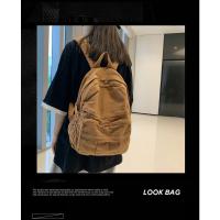Mochila Mujer Lona, Estilo Retro, Gran Capacidad, Estudiante, Moda Coreana - details 10