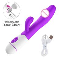 Leten 30 velocidades punto G femenino potente consolador conejo vibrador para mujeres estimulación del clítoris masaje masturbación juguetes sexuales para adultos - details 0