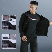 Conjunto Deportivo Transpirable para Hombres en 2025 Conjunto de Correr de Lana - details 1