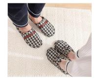 Zapatillas antideslizantes para parejas, hogar, cuatro estaciones, granulado, otoño e invierno, interior, suela de tela de fondo suave, suelo de madera silencioso - details 16