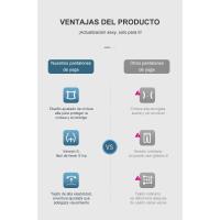 COPES Pack Ahorro 3 Piezas Leggings de Yoga de Cintura Alta para Mujer，seamless yoga leggings - details 1