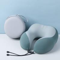 Almohadas de viaje en forma de U de rebote lento, bolsas de almacenamiento, cojín de soporte para el cuello de espuma, refrigeración, protección del cuello de 360 grados, almohada para dormir - details 8