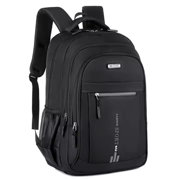 Mochilas de gran capacidad para hombre, bolso escolar impermeable y resistente al desgaste, correas de hombro anchas, mochila de viaje de tela Oxford - 1